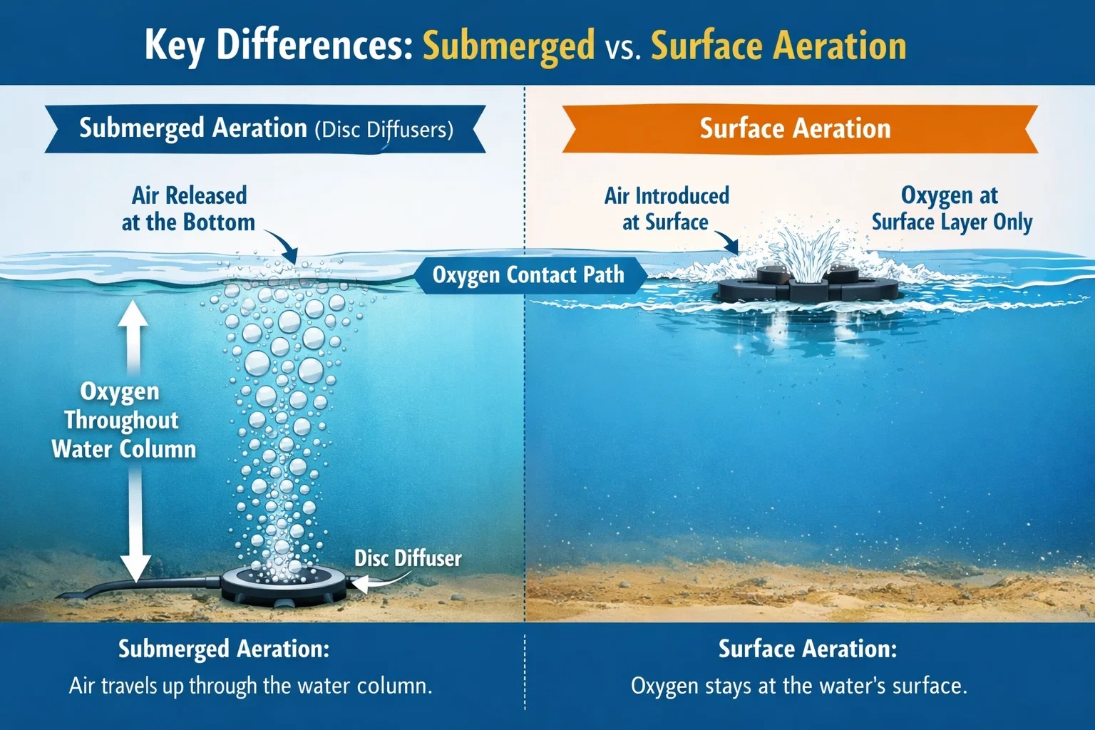 Levyhajottimet vs. pintailmastimet: miksi upotettu ilmastus voittaa MBR-järjestelmissä